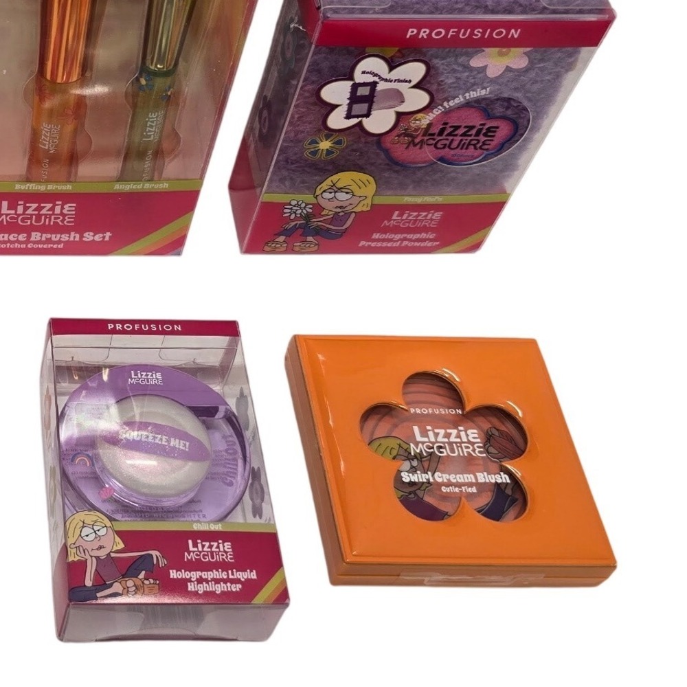 Profusion Lizzie McGuire Makeup Beauty Bundle Disney Y2K Cosmetics Lot of 7 - Picture 3 of 4